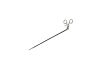 JARIT 600-140 DeBakey Forceps, Fenestrated 40mm Jaws, Double Action, Ratchet, 5mm x 384mm