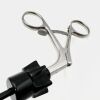 JARIT 625-104 Roto-Lok Grasping Forcep, Ratchet, Insulated Shaft, 5mm x 382mm