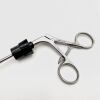 JARIT 625-100 Roto-Lok Grasping Forceps, 14mm Jaw, Ratchet, 5mm x 334mm
