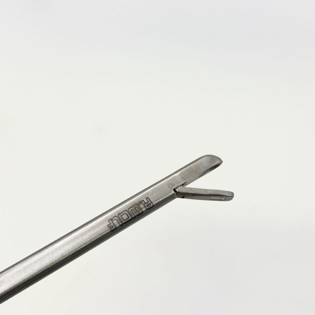 R. WOLF ( 8211.104 ) Klossek Nasal Forceps Curved Upwards, with Suction Channel 5.5 / 3.2mm