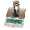 GLOBE SCIENTIFIC Balance, Toploading, Basic, High Capacity, Portable, 3000g X 0.1g, External Calibration, 100-240V, 50-60Hz, External Batteries, Balance
