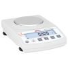 GLOBE SCIENTIFIC Balance, Toploading, Precision, Portable, 200g X 1mg, External Calibration, 100-240V, 50-60Hz, Rechargeable Internal Battery, In Balance
