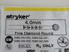 STRYKER Lot of 2 4.0mm Fine Diamond Round  5540-011-040 Exp.2023-09   (Q24)   5540-011-040 4.0mm Fine Diamond Round