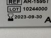 ARTHREX Drill Pin ACL TightRope  AR-1595T Exp.2023-09   (Q24)   AR-1595T Drill Pin ACL TightRope