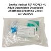 SMITHS MEDICAL REF 450963-NL Adult Expandable Disposable Anesthesia Breathing Circuit EXP 2021/05