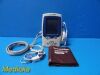 WELCH ALLYN 45MT0 Spot Vital LXI , Masimo W/ NEW BATTERY & Leads ~ Monitor