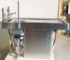 LIPSHAW Shandon LM8 Dissecting Autopsy Table with Sink and Garbage Disposal Autopsy Table