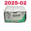 ETHICON REF D7811, ETHILON NYLON SUTURE BLACK MONOFILAMENT, EXP 2025-02