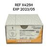 ETHICON REF X425H 1 (4 Ph. Eur.), СТ-1 36mm 1/2c Taperpoint 30" (75 cm) ETHIBONDEXCEL Coated Polvester green braided , EXP 2023/05 Sutures