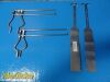 GRIESHABER H.R  Gibson Balfour Abdominal Retractors (Total Lot of 4 PCS)