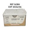 ETHICON REF 1638H 3-0 (3 Ph.Eur.) PS-2 19 mm 3/8c Reverse cutting 27