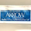 ARROW RA-04020, RADIAL ARTERY CATHETERIZATION SET, EXP 2025-01