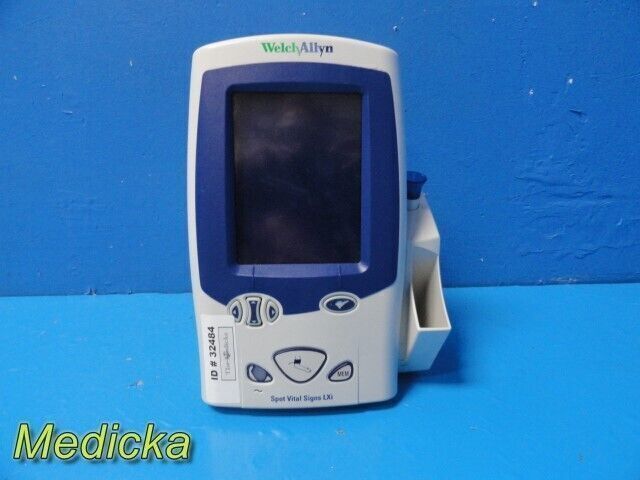 WELCH ALLYN 2011  45NTO Spot Vital Signs LXI , W/ NEW Battery, Leads ~ Monitor