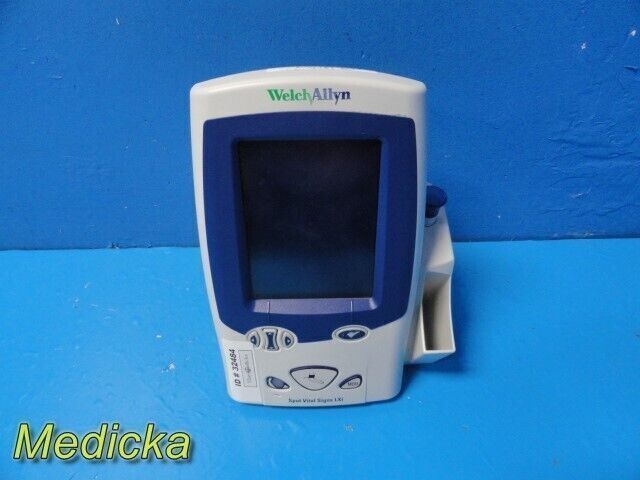 WELCH ALLYN 2011  45NTO Spot Vital Signs LXI , W/ NEW Battery, Leads ~ Monitor