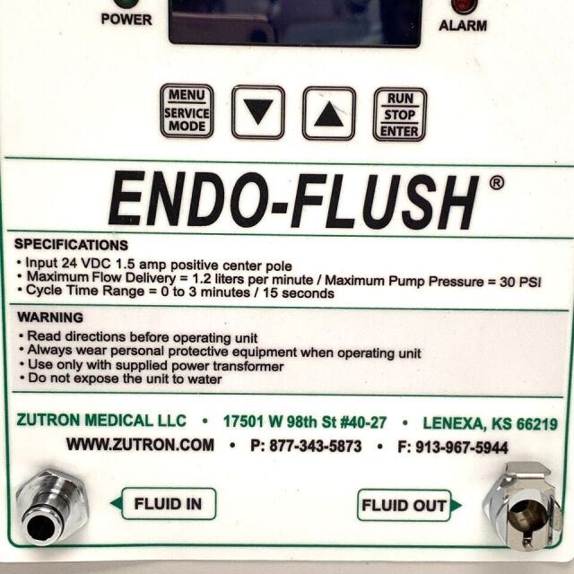 ZUTRON MEDICAL REF ZUTR30004,  Endo-Flush Unit