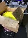 CHEMMAX 4 Yellow Chemical Protective Coveralls:  Box of 6
Coveralls with Hood and Boot
Extended Zipper, Single STM Flap, Elas. Hood face a
