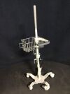 POLYMOUNT Monitor Stand:  5 Caster Base
Includes Basket and Handle