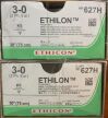 ETHICON Ethilon 3-0  KS-needle  # 627H   exp. 10/2028 Sutures