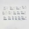 OSTEOMED ( 331-2010, 2011, 2012, 2013, 2014 ) Set of 15 Fully Threaded Screws, 2.0mm x 10mm, 11mm, 12mm, 13mm, & 14mm
