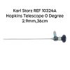KARL STORZ REF 10324A Hopkins Telescope 0 Degree 2.9mm,36cm, No view