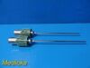 2X Intuitive Surgical DaVinci 372010-02 & 372011-02 Rigid Scopes W/ Case