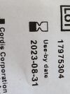 CORDIS 6F JL 4 SH  670-005-00   Exp.2023-08   (Z3) 6F JL 4 SH