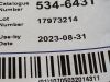 CORDIS AR II MOD  534-643T   Exp.2023-08   (Z3) AR II MOD