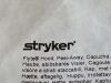 STRYKER Flyte Hood Peel-Away  0408-800-500  Exp.2022-11   (B35) Flyte Hood Peel-Away