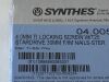 SYNTHES 4.0MM  TI Locking Screw W/T25  04.005.420S  Exp.2026-11   (A22) 4.0MM TI LocKing Screw W/T25
