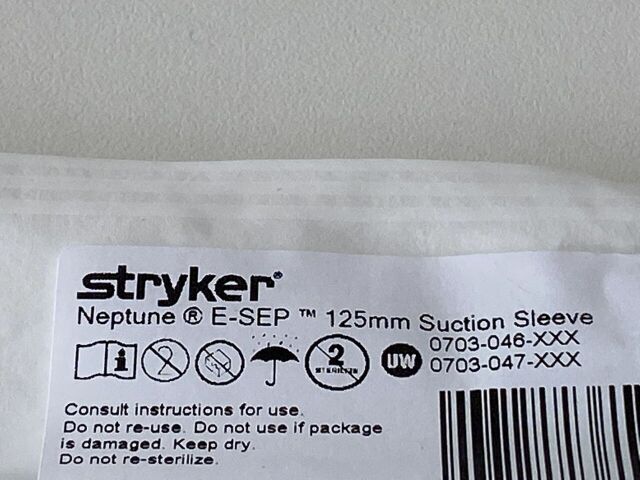 STRYKER Neptune E-Sep 125mm  0703-005-125   Exp.2023-08   (a10) Neptune E-Sep 125mm