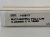 GYRUS ACMI Richards Piston  140815   Exp.2023-01   (a10) Richards Piston