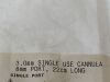 MICRO-AIRE 3.0mm Single Use Cannula  PAL-300LS  Exp.2022-11   (G1#2) 3.0mm Single Use Cannula