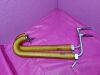 CANDY CANE Stirrups Set Leg Holders Pair w/ Pads Medical Surgical Gynecological