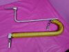 CANDY CANE Stirrups Set Leg Holders Pair w/ Pads Medical Surgical Gynecological