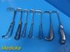 WECK V.Muller Aesculap Assorted Richardson Retractors; Open/Hollow Handles