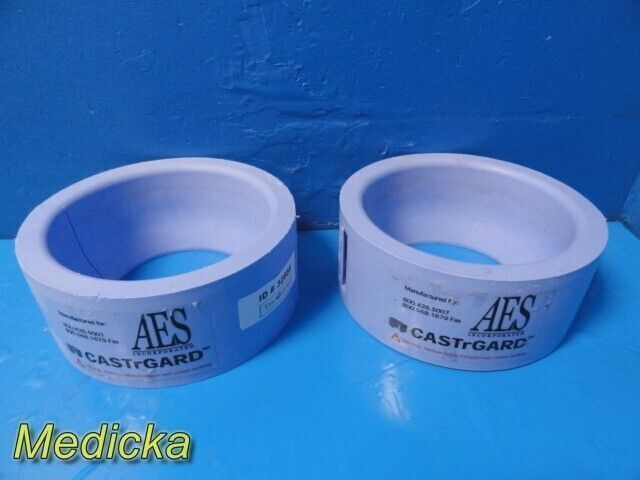 2X AES Inc Drager Medical Anesthesia System CASTrGARD Wheel Guards