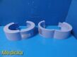 2X AES Inc Drager Medical Anesthesia System CASTrGARD Wheel Guards