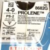 ETHICON REF 8682G, PROLENE POLYPROPYLENE BLUE MONOFILAMENT NON-ABSORBABLE SUTURE, EXP 2027-12