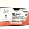 ETHICON REF Y523H, MONOCRYL ATRALOC UNDYED MONOFILAMENT ABSORBABLE SUTURE, EXP 2027-03