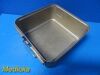 AESCULAP JK 341 Sterilization Container W/ Lid, Basket & Retention Plate
