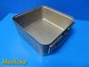 AESCULAP JK 341 Sterilization Container W/ Lid, Basket & Retention Plate