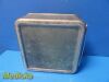 AESCULAP JK 341 Sterilization Container W/ Lid, Basket & Retention Plate