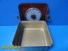 AESCULAP JK 341 Sterilization Container W/ Lid, Basket & Retention Plate