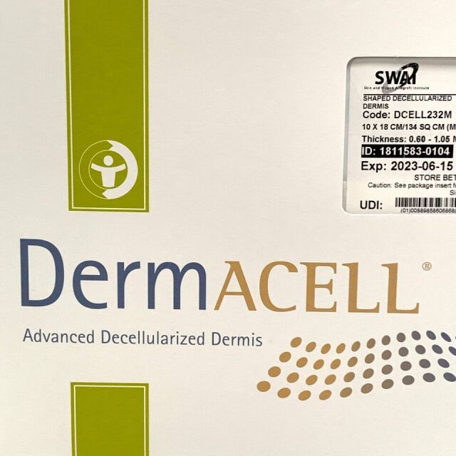 LIFENET REF DCELL232M, DERMACELL ADVANCED DECELLULARIZED DERMIS, EXP 2023-06