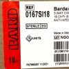 BARD REF 0167SI18, Bardex 3 WAY CONTINUOUS IRRIGATION 18 Ch/Fr (6.0mm) 30cc/mL RIBBED BALLOON ANTI-INFECTIVE FOLEY CATHETER, EXP 2026-10