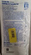 BAXTER 2C7462 Clearlink System Secondary Medication Set 37inch x 6.7mL Hanger