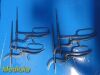 WECK 4X  Tydings Tonsil Snares W/ Wire 6⅝"; Chrome Finish; Kerrison Handle