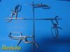 WECK 4X  Tydings Tonsil Snares W/ Wire 6⅝"; Chrome Finish; Kerrison Handle