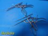 WECK 4X  Tydings Tonsil Snares W/ Wire 6⅝"; Chrome Finish; Kerrison Handle