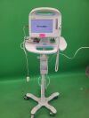 WELCH ALLYN 6000 Series Vital Signs Monitor Masimo SPO2, NIBP, Temp, Recorder, Stand and Accessories